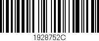Código de barras (EAN, GTIN, SKU, ISBN): '1928752C'