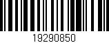 Código de barras (EAN, GTIN, SKU, ISBN): '19290850'