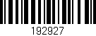 Código de barras (EAN, GTIN, SKU, ISBN): '192927'