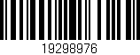 Código de barras (EAN, GTIN, SKU, ISBN): '19298976'