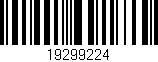 Código de barras (EAN, GTIN, SKU, ISBN): '19299224'