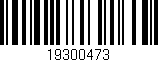 Código de barras (EAN, GTIN, SKU, ISBN): '19300473'