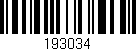 Código de barras (EAN, GTIN, SKU, ISBN): '193034'