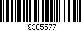 Código de barras (EAN, GTIN, SKU, ISBN): '19305577'
