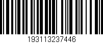 Código de barras (EAN, GTIN, SKU, ISBN): '193113237446'