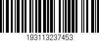 Código de barras (EAN, GTIN, SKU, ISBN): '193113237453'