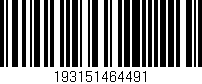 Código de barras (EAN, GTIN, SKU, ISBN): '193151464491'