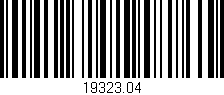 Código de barras (EAN, GTIN, SKU, ISBN): '19323.04'