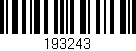 Código de barras (EAN, GTIN, SKU, ISBN): '193243'