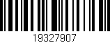 Código de barras (EAN, GTIN, SKU, ISBN): '19327907'