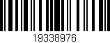 Código de barras (EAN, GTIN, SKU, ISBN): '19338976'