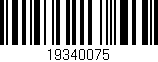 Código de barras (EAN, GTIN, SKU, ISBN): '19340075'