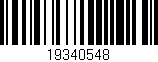 Código de barras (EAN, GTIN, SKU, ISBN): '19340548'