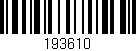 Código de barras (EAN, GTIN, SKU, ISBN): '193610'