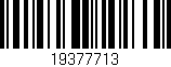 Código de barras (EAN, GTIN, SKU, ISBN): '19377713'