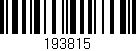 Código de barras (EAN, GTIN, SKU, ISBN): '193815'