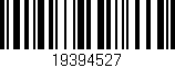 Código de barras (EAN, GTIN, SKU, ISBN): '19394527'