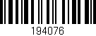 Código de barras (EAN, GTIN, SKU, ISBN): '194076'