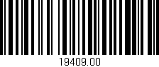 Código de barras (EAN, GTIN, SKU, ISBN): '19409.00'