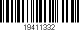 Código de barras (EAN, GTIN, SKU, ISBN): '19411332'