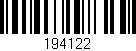 Código de barras (EAN, GTIN, SKU, ISBN): '194122'