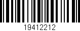 Código de barras (EAN, GTIN, SKU, ISBN): '19412212'
