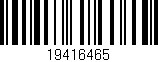 Código de barras (EAN, GTIN, SKU, ISBN): '19416465'