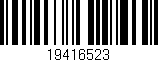 Código de barras (EAN, GTIN, SKU, ISBN): '19416523'