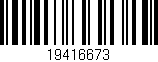 Código de barras (EAN, GTIN, SKU, ISBN): '19416673'