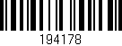 Código de barras (EAN, GTIN, SKU, ISBN): '194178'