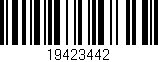 Código de barras (EAN, GTIN, SKU, ISBN): '19423442'