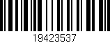 Código de barras (EAN, GTIN, SKU, ISBN): '19423537'