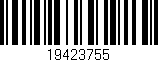 Código de barras (EAN, GTIN, SKU, ISBN): '19423755'