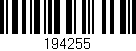 Código de barras (EAN, GTIN, SKU, ISBN): '194255'