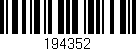 Código de barras (EAN, GTIN, SKU, ISBN): '194352'
