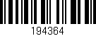 Código de barras (EAN, GTIN, SKU, ISBN): '194364'