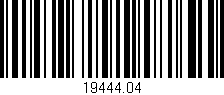 Código de barras (EAN, GTIN, SKU, ISBN): '19444.04'