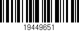 Código de barras (EAN, GTIN, SKU, ISBN): '19449651'