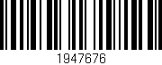 Código de barras (EAN, GTIN, SKU, ISBN): '1947676'
