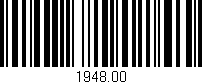 Código de barras (EAN, GTIN, SKU, ISBN): '1948.00'