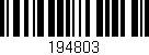 Código de barras (EAN, GTIN, SKU, ISBN): '194803'
