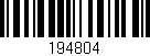 Código de barras (EAN, GTIN, SKU, ISBN): '194804'