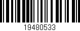 Código de barras (EAN, GTIN, SKU, ISBN): '19480533'