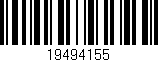 Código de barras (EAN, GTIN, SKU, ISBN): '19494155'