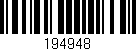 Código de barras (EAN, GTIN, SKU, ISBN): '194948'