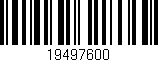 Código de barras (EAN, GTIN, SKU, ISBN): '19497600'