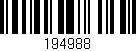 Código de barras (EAN, GTIN, SKU, ISBN): '194988'