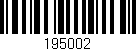 Código de barras (EAN, GTIN, SKU, ISBN): '195002'