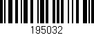 Código de barras (EAN, GTIN, SKU, ISBN): '195032'