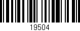 Código de barras (EAN, GTIN, SKU, ISBN): '19504'